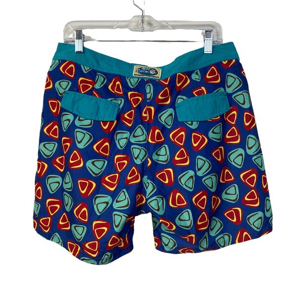 Men's MR. SWIM Sz 34 Swim Trunks Shorts Pockets - Picture 2 of 7